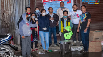नेपाल ताइवान एसोसिएसन दैनिक ज्यालामजदूरीहरुलाई भोजन